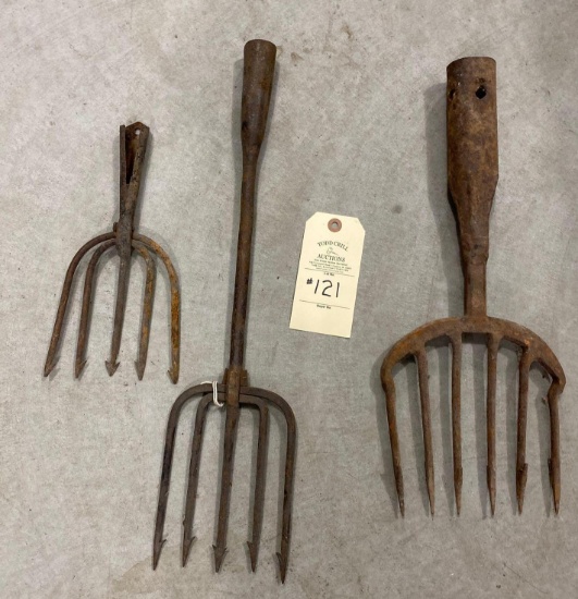 HAND FORGED IRON SPEARS