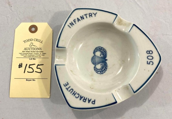 THE 508TH PARACHUTE INFANTRY ASH TRAY