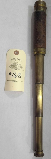 US NAVY ANTIQUE TELESCOPE