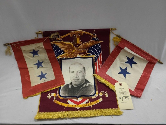 BLUE STAR BANNERS 2/3 STAR AND PERSONALIZED SOLDIER BANNER