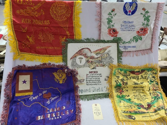 5 - MILITARY SILK PILLOW COVERS / SHAMS