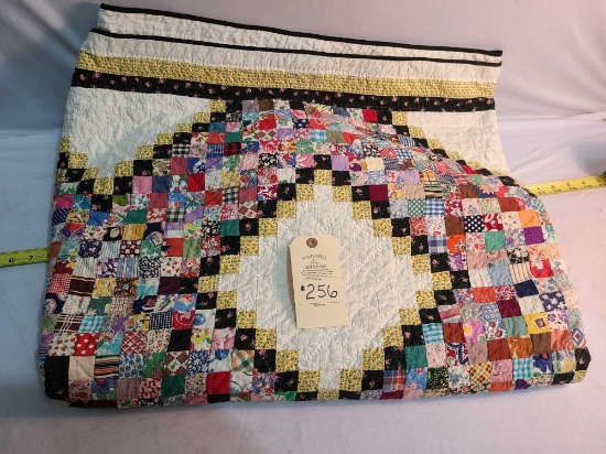 HAND SEWN STAMP QUILT