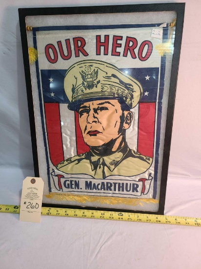 OUR HERO BANNER GEN. MACARTHUR