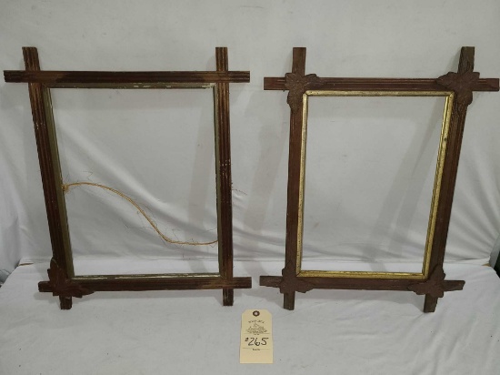 2 TRAMP ART FRAMES