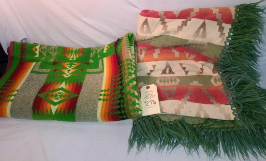 BEACON BLANKET 64 X 74 AND BEAVER STATE PENDLETON 46 X 52