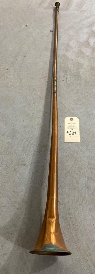 48.5" LONG COPPER/BRASS HORN