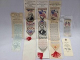 HISTORICAL BOOK MARKERS, SOUVENIR PAPER AND RIBBON