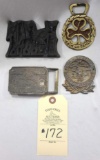 BELT BUCKLE, BOTTLE OPENER AND MISC