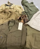 MISC. MILITARY WOOL SHIRTS, PANTS AND BELTS