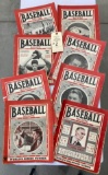 8 BASEBALL MAGAZINES