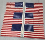 6 US FLAGS 48 STAR