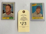 2 - BASEBALL CARDS STAN MUSIAL AND ST. LOUIS CARDINALS BASEBALL MEMORABILIA