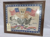 HAND STITCHED 1776 - 1976 MEMORABILIA