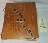 PERSONAL SCRAP BOOK OF THE LATE LAURENCE HOLADAY ADAIR COUNTY IOWA