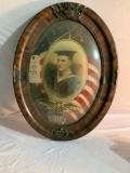 OVAL MILITARY FRAME WITH SAILOR PORTRAIT