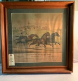 A CELBRATED STALLION TRIO PICTURE CURRIER/IVES