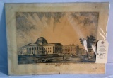 1840 PICTURE OF ST LOUIS COURTHOUSE AND HISTORIC SOUTHERN CHIVALRY