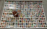 MISC UNCUT FOOTBALL CARDS AND O.J. SIMPSON FOOTBALL