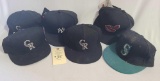 6 - MAJOR LEAGUE BASEBALL CAPS