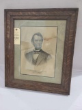 ABRAHAM LINCOLN - THE NATIONS MARTYR IN WOOD FRAME