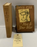 2 ERNIE PYLE BOOKS