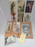 ANTIQUE POST CARDS, EARLY RISQUE CARDS AND MISC. EPHEMERA