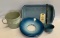 MISC. BLUE AND GREEN ENAMELWARE