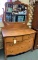 OAK ANTIQUE DRESSER WITH MIRROR