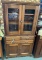 OAK STEP BACK KITCHEN CUPBOARD