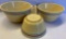 SET OF 3 WATT WARE BOWLS