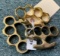 3 BRASS KNUCKLES