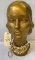 Necklace and display mannequin head