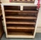 PRIMITIVE WOODEN CABINET WITH SHELVES / NO DOORS (GRINDER NOT INCLUDED)