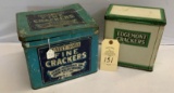 FAIRY SODA FINE CRACKER & EDGEMONT CRACKER TINS