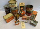 MISC. TINS COFFEE & KITCHEN BOXES