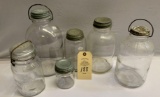 MISC. CLEAR JARS