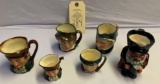 ROYAL DOULTON ENGLAND POTTERY - TOBY MUGS