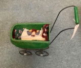 WICKER DOLL BUGGY