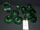 EMERALD GREEN DEPRESSION GLASSWARE