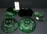 EMERALD GREEN DEPRESSION GLASSWARE