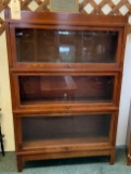 3 TEIR WALNUT LIBRARY BOOKCASE