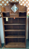 PINE ORNATE BOOK SHELF