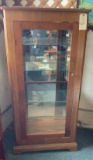 WOODEN/GLASS DISPLAY CASE
