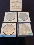 4 PEACE DOLLARS 1926-S