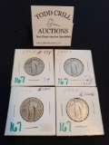 4 STANDING LIBERTY QUARTERS