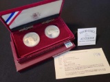 2 - COIN OLYMPIC SILVER DOLLAR SET