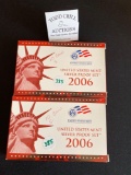 2 - 2006 - US MINT SILVER PROOF SETS