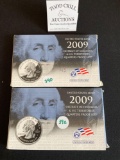 2 - DISTRICT OF COLUMBIA & US TERRITORY QUARTER PROOF SETS