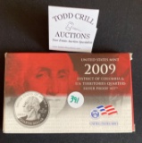 DISTRICT OF COLUMBIA & US TERRITORY QUARTER SILVER PROOF SET