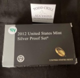 2012 US MINT SILVER PROOF SET